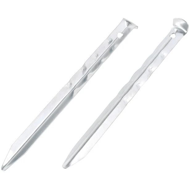 Easy Camp Cheville En Acier En U 18cm Ripple, Gris 3 Easy Camp Cheville En Acier En U 18cm Ripple, Gris