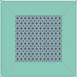 Bent Tapis Caribbean, Turquoise 7 Bent Tapis Caribbean, Turquoise -Zempire Boutique bent carpet caribbean light blue hawaiian 3