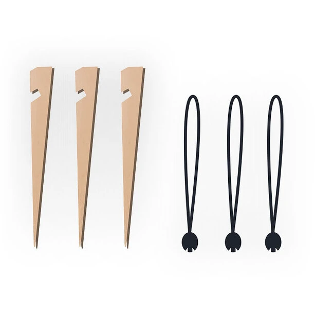 Bent Wooden Sardines 30cm 3 Bent Wooden Sardines 30cm