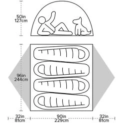 Big Agnes Blacktail 4 Tente, Vert 9 Big Agnes Blacktail 4 Tente, Vert -Zempire Boutique big agnes blacktail 4 tent green 4