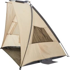 CAMPZ FG UV 50+ Abri Soleil Trapèze, Beige/gris -Zempire Boutique campz fg uv 50 sun shelter trapezium sesame dark dull grey 3