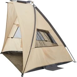 CAMPZ FG UV 50+ Abri Soleil Trapèze, Beige/gris -Zempire Boutique campz fg uv 50 sun shelter trapezium sesame dark dull grey 4