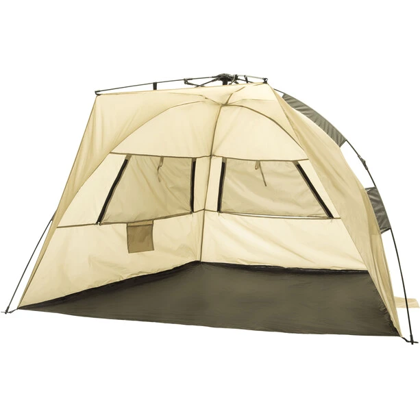 CAMPZ OT UV 50+ Tente De Plage Trapèze, Beige/gris 4 CAMPZ OT UV 50+ Tente De Plage Trapèze, Beige/gris – Image 2