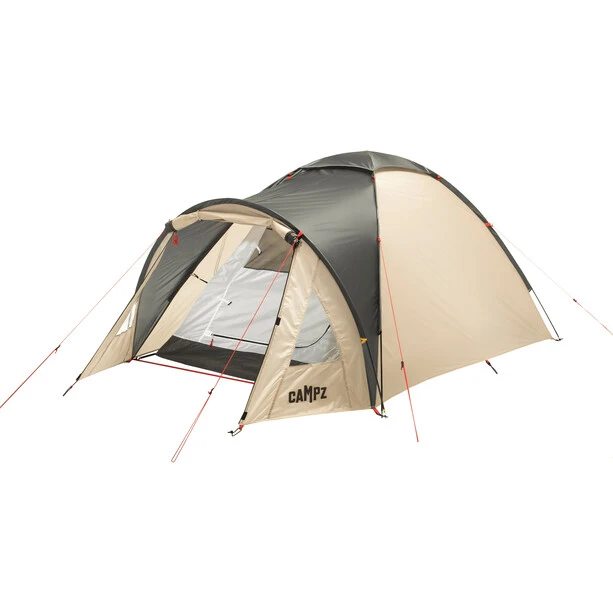 CAMPZ Veneto XW Tent 3P, Beige/gris 4 CAMPZ Veneto XW Tent 3P, Beige/gris – Image 2