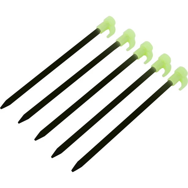 CAMPZ Sardines De Tente 20cm Phosphorescent Tête En Plastique, Jaune 4 CAMPZ Sardines De Tente 20cm Phosphorescent Tête En Plastique, Jaune – Image 2