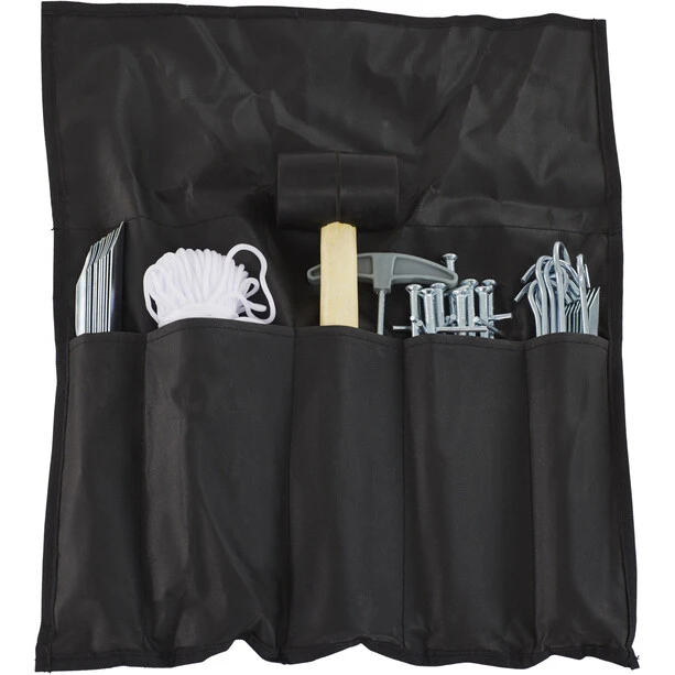 CAMPZ Kit D’accessoires De Tente 50 Pièces, Argent 4 CAMPZ Kit D’accessoires De Tente 50 Pièces, Argent – Image 2