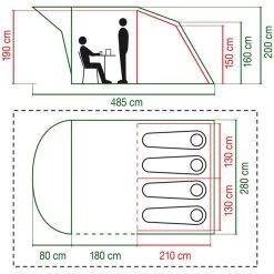 Coleman Oak Canyon 4 Tente 7 Coleman Oak Canyon 4 Tente -Zempire Boutique coleman oak canyon 4 tunnelzelt 3