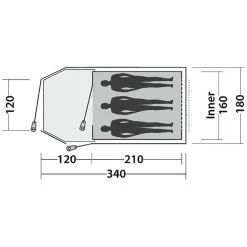 Easy Camp Blazar 300 Tente, Vert/olive 6 Easy Camp Blazar 300 Tente, Vert/olive -Zempire Boutique easy camp corona 300 tent rustic green 2