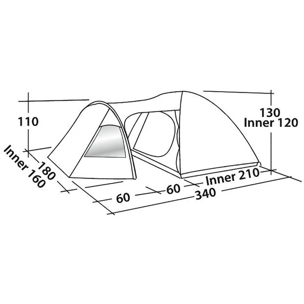 Easy Camp Blazar 300 Tente, Vert/olive 5 Easy Camp Blazar 300 Tente, Vert/olive – Image 3