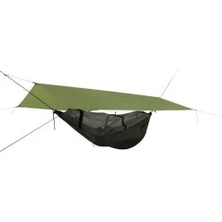 Exped Scout Ultralight Tarp And Hammock Combi, Vert/noir