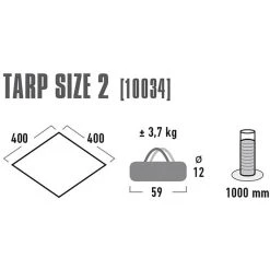 High Peak Tarp 2, Gris 7 High Peak Tarp 2, Gris -Zempire Boutique high peak tarp 2 grey 3