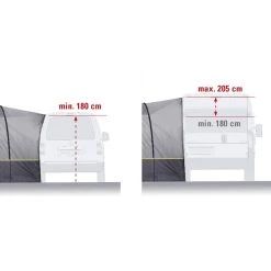 High Peak Trento 2.0 Tent, Gris 9 High Peak Trento 2.0 Tent, Gris -Zempire Boutique high peak trento 20 tent light grey dark grey lime 4