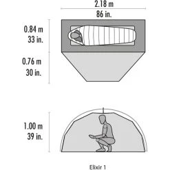 MSR Elixir 1 Tente, Gris/rouge 13 MSR Elixir 1 Tente, Gris/rouge -Zempire Boutique msr elixir 1 tent gray red 6