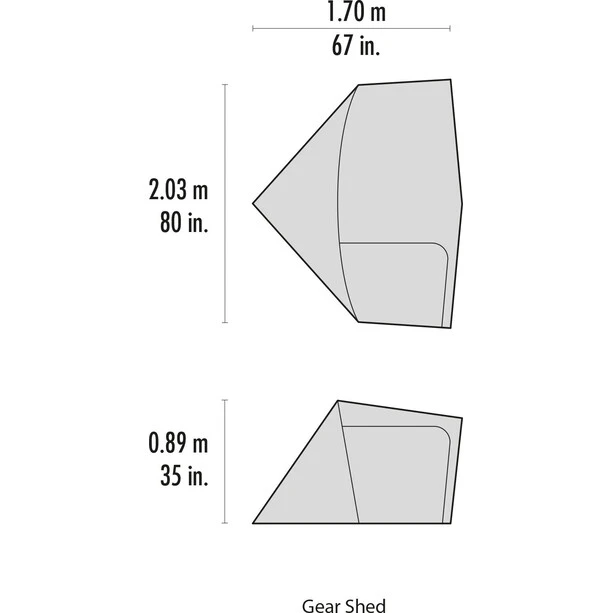 MSR Gear Shed V2 Tente, Olive 4 MSR Gear Shed V2 Tente, Olive – Image 2
