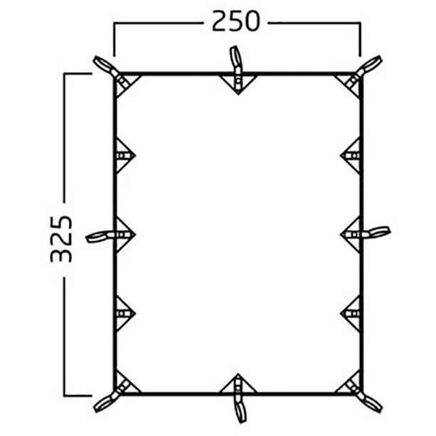 Nordisk Kari 8 Tarp Basic Cotton, Beige 4 Nordisk Kari 8 Tarp Basic Cotton, Beige – Image 2