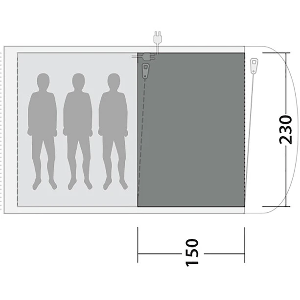 Outwell Ashwood 3 Flat Wooven Carpet, Gris 5 Outwell Ashwood 3 Flat Wooven Carpet, Gris – Image 3