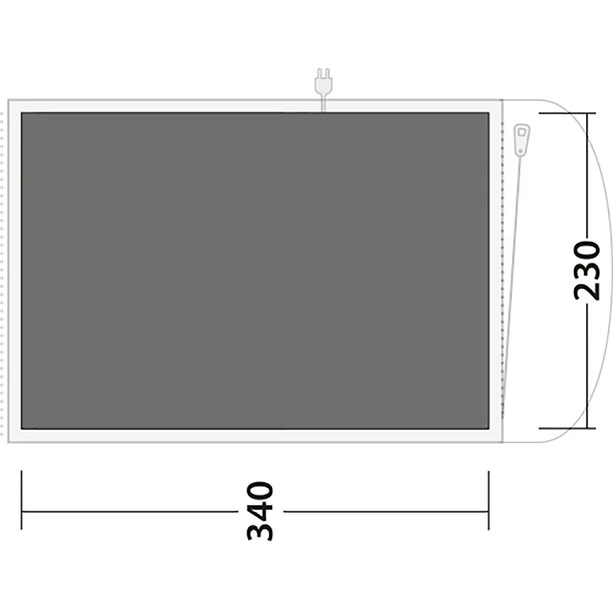 Outwell Ashwood 3 Footprint, Gris 4 Outwell Ashwood 3 Footprint, Gris – Image 2