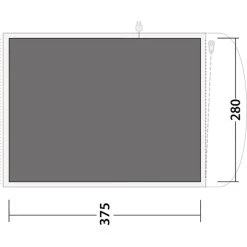 Outwell Ashwood 5 Bâche De Sol, Gris 5 Outwell Ashwood 5 Bâche De Sol, Gris -Zempire Boutique outwell avondale 6pa footprint black grey 2
