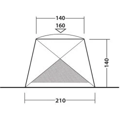 Outwell Compton Abri De Plage, Gris 13 Outwell Compton Abri De Plage, Gris -Zempire Boutique outwell compton beach shelter 6