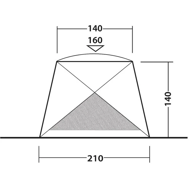Outwell Compton Abri De Plage, Gris 8 Outwell Compton Abri De Plage, Gris – Image 6