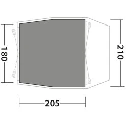 Outwell Dunecrest Footprint, Gris 5 Outwell Dunecrest Footprint, Gris -Zempire Boutique outwell edendale 400 footprint black grey 2