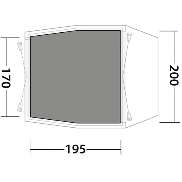Outwell Dunecrest Flat Woven Carpet, Gris 5 Outwell Dunecrest Flat Woven Carpet, Gris – Image 3