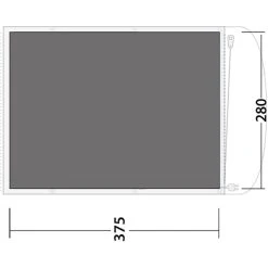 Outwell Elmdale 5PA Bâche De Sol, Gris 5 Outwell Elmdale 5PA Bâche De Sol, Gris -Zempire Boutique outwell forestville 6sa footprint black grey 2