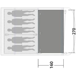 Outwell Elmdale 5PA Flat Woven Carpet, Gris 7 Outwell Elmdale 5PA Flat Woven Carpet, Gris -Zempire Boutique outwell greenwood 5 flat wooven carpet black grey 3