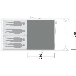 Outwell Greenwood 4 Flat Woven Carpet, Gris 7 Outwell Greenwood 4 Flat Woven Carpet, Gris -Zempire Boutique outwell hayward lake 4atc flat wooven carpet black grey 3