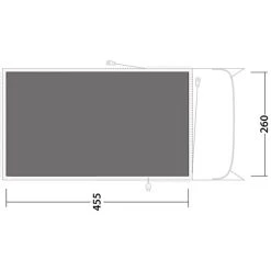 Outwell Greenwood 4 Bâche De Sol, Gris 5 Outwell Greenwood 4 Bâche De Sol, Gris -Zempire Boutique outwell hayward lake 4atc footprint black grey 2