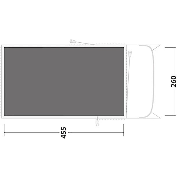 Outwell Greenwood 4 Bâche De Sol, Gris 4 Outwell Greenwood 4 Bâche De Sol, Gris – Image 2