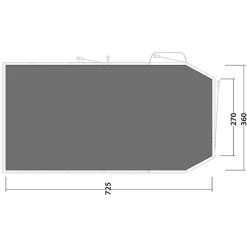 Outwell Knightdale 8PA Bâche De Sol Avec Toggle Up Front Intégré, Gris 5 Outwell Knightdale 8PA Bâche De Sol Avec Toggle Up Front Intégré, Gris -Zempire Boutique outwell knightdale 8pa footprint with integrated toggle up front 2