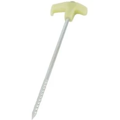Outwell Spike Sardine En Acier Lumineuse, Argent/jaune