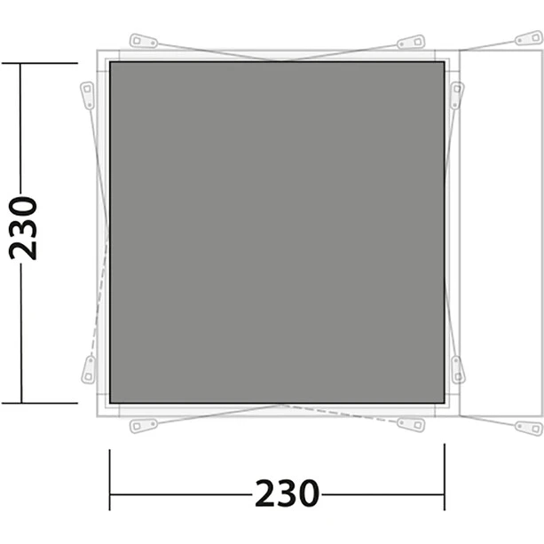 Outwell Shalecrest Flat Woven Carpet, Gris 5 Outwell Shalecrest Flat Woven Carpet, Gris – Image 3