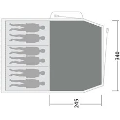 Outwell Springwood 6SG Flat Woven Carpet, Gris 7 Outwell Springwood 6SG Flat Woven Carpet, Gris -Zempire Boutique outwell starhill 6 flat wooven carpet black grey 3