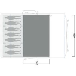 Outwell Sundale 7PA Tapis Tissé Plat, Gris 7 Outwell Sundale 7PA Tapis Tissé Plat, Gris -Zempire Boutique outwell sundale 7pa flat woven carpet 3