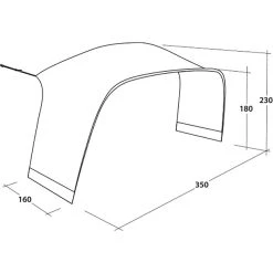 Outwell Universal Connector L, Gris -Zempire Boutique outwell universal connector l black grey 5