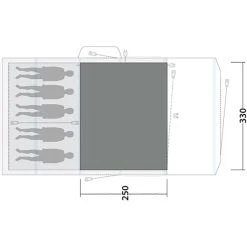 Outwell Sundale 5PA Flat Woven Carpet, Gris 7 Outwell Sundale 5PA Flat Woven Carpet, Gris -Zempire Boutique outwell westwood 5 flat wooven carpet black grey 3
