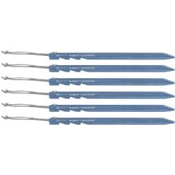 Sea To Summit Ground Control Light Piquets De Tente 6 Packs, Bleu
