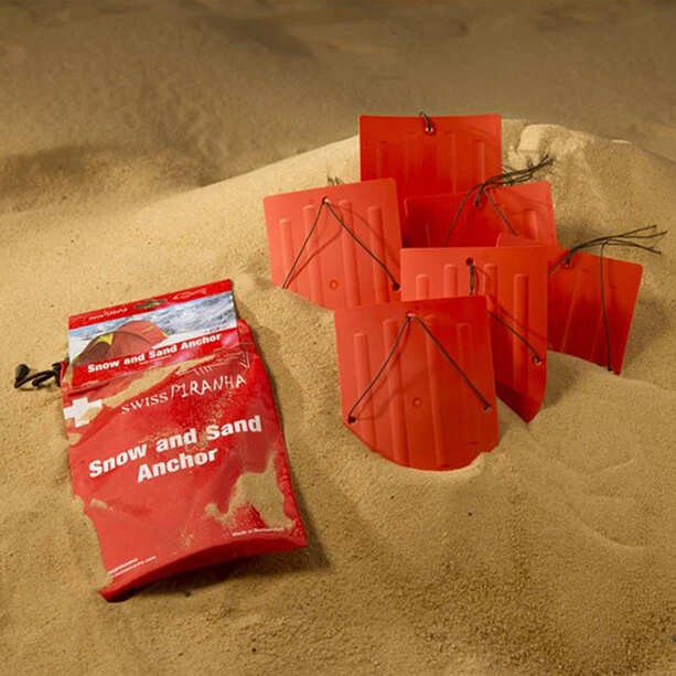 SwissPiranha Snow & Sand Peg 6-Pieces With Säckli Bag, Rouge 5 SwissPiranha Snow & Sand Peg 6-Pieces With Säckli Bag, Rouge – Image 3